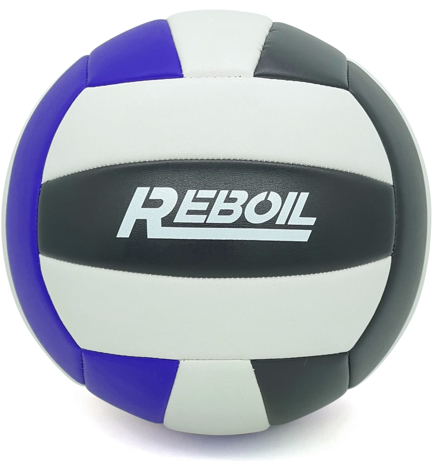 **REBOIL Waterproof Volleyball for Indoor & Outdoor - Official Size 5 Composite Leather Ball for Pool, Beach, Backyard Games - Perfect for Kids, Teens & Adults (Great for Sports, Parties & Family Fun)**