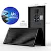 Acopower 100W Monocrystalline Solar Panel Kit with 400Ah Gel Battery for RV - 3KW 400W Solar Power System | Perfect for Off-Grid Camping & Emergency Backup Power