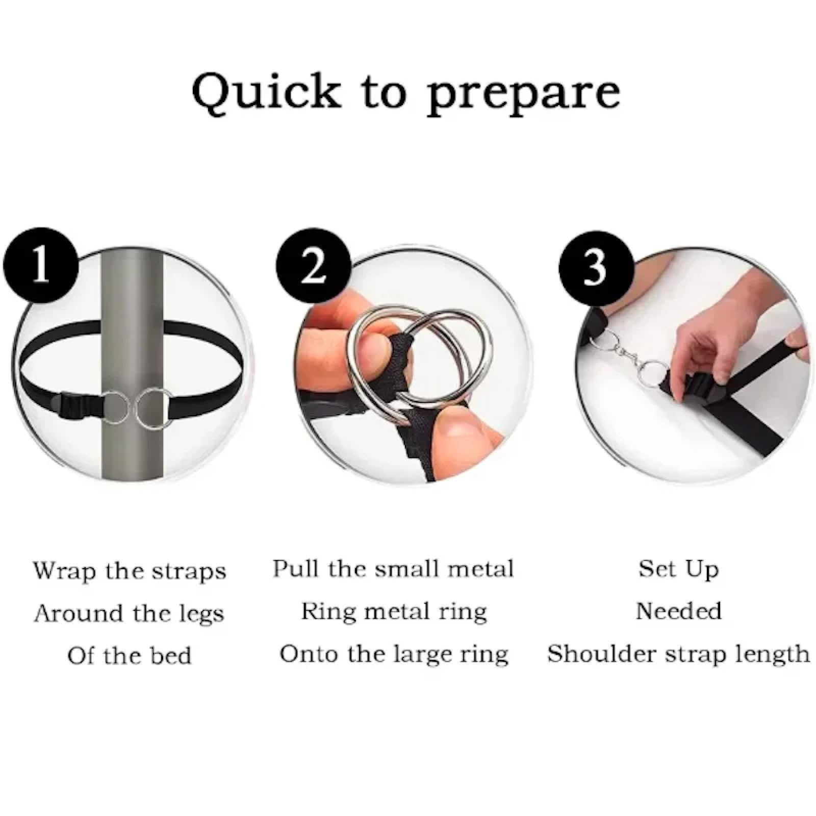 BDSM Bondage Kit - SM Bed Restraint Set, Adult Sex Toys with Ankle Cuffs, Bondage Rope & Strap for Couples Play - Perfect for Spicing Up Your Bedroom & BDSM Scenes