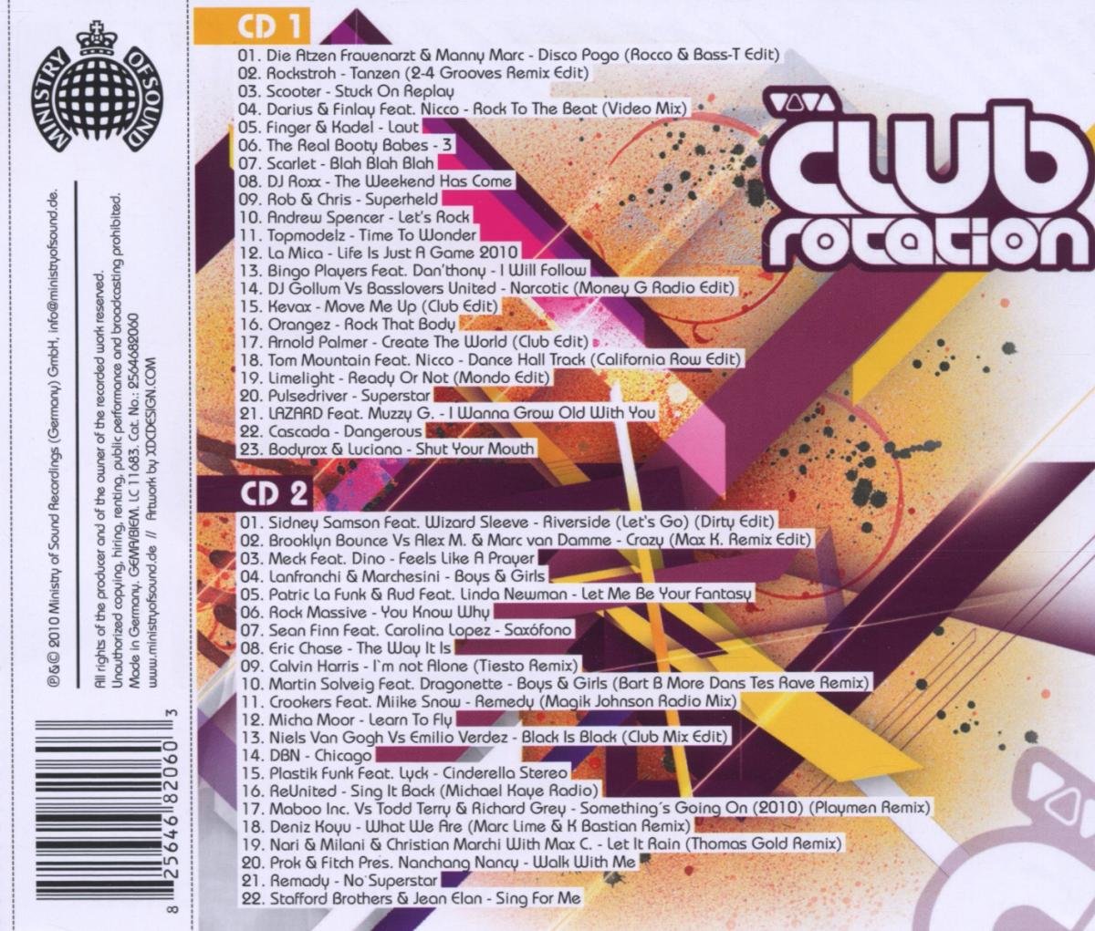 Ministry of Sound: Club Rotation 45 - Best Electronic Dance Music Compilation for Parties & Nightclubs | DJ Mix Album for Clubbing & Dance Events