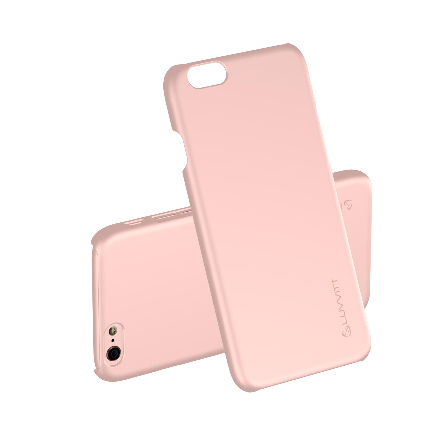 LUVVITT SVELTE Slim Fit iPhone 6/6s Case - Premium Matte Finish Hard Cover [Rose Gold] | Protective & Stylish Phone Cover for Women & Men | Perfect for Daily Use, Work & Travel