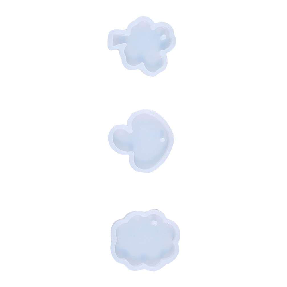3pcs Silicone Pendant Molds for Jewelry Making, Resin Casting, Chocolate & Soap Crafts - DIY Diamond Ice Cube, Earrings & Handmade Jewelry Supplies - Perfect for DIY Gifts, Home Decor & Craft Projects