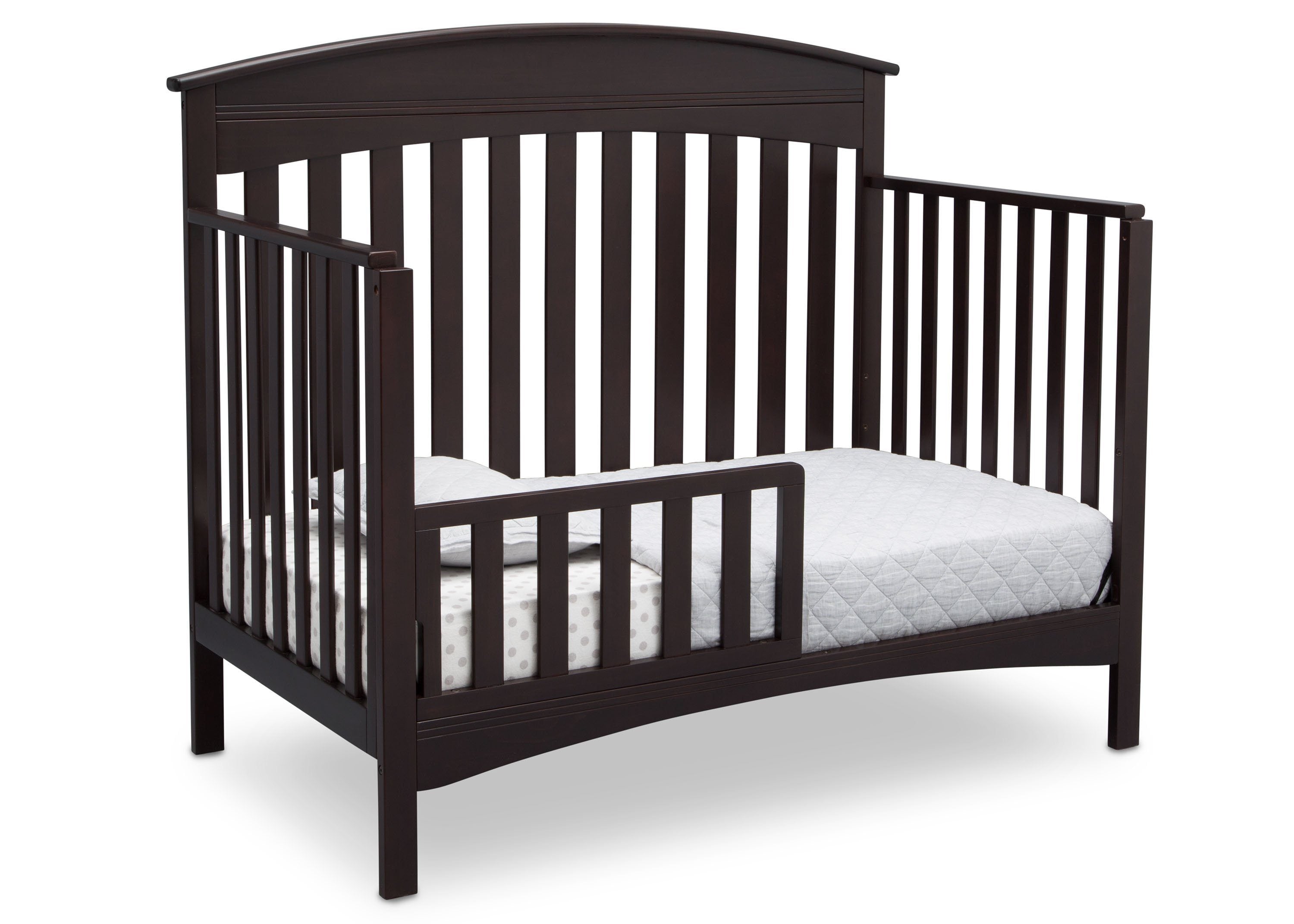 Bennington Elite Arched 4-in-1 Convertible Crib - Convertible Baby Crib to Toddler Bed, Daybed & Full-Size Bed | Perfect for Nursery, Bedroom & Guest Room