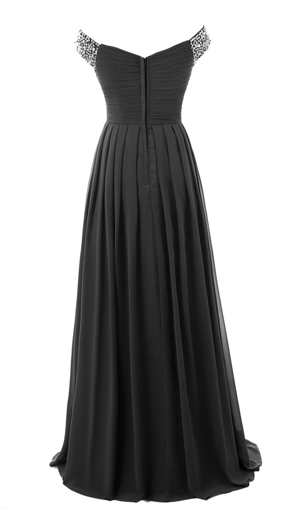 Elegant Women's Cap Sleeve Long Chiffon Formal Prom Dresses - Perfect for Evening Gowns, Homecoming, and Special Occasions