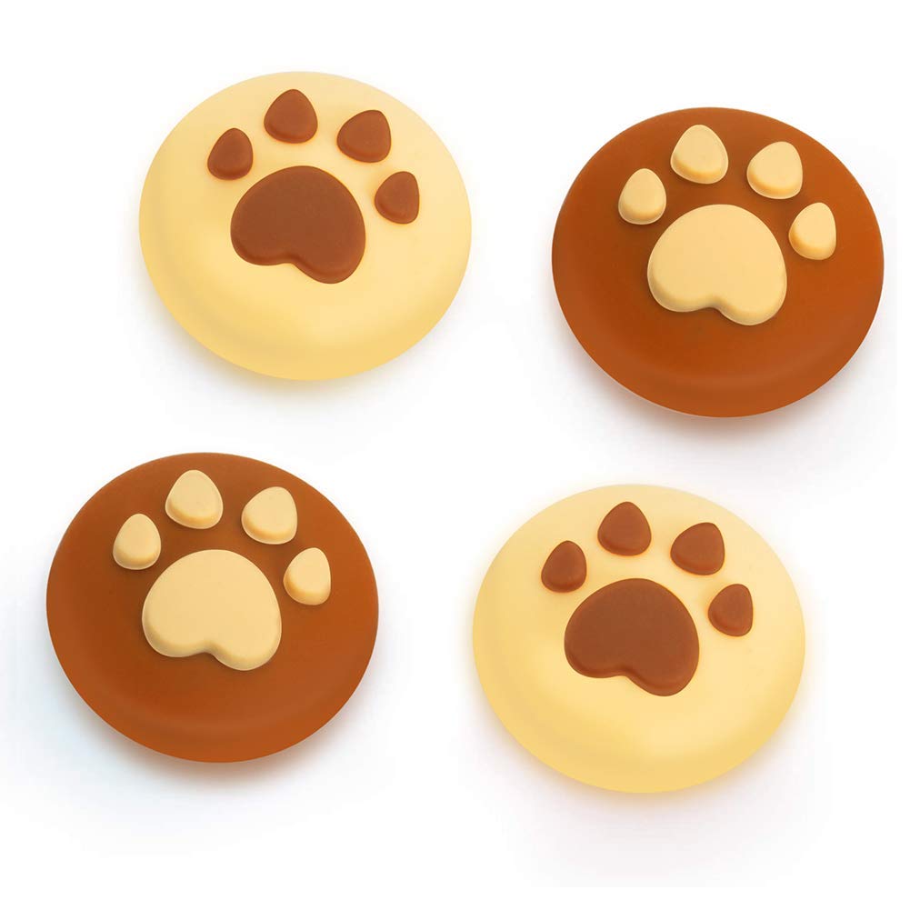 Oritikur Soft Silicone Cat Claw Thumb Grips for Nintendo Switch & Lite - Joystick Caps & Analog Stick Cover Accessories for NS Joy-Con Controllers - Perfect for Gaming Comfort and Enhanced Grip During Long Play Sessions