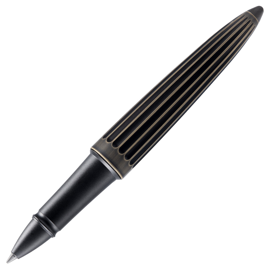 Diplomat Aero Oxyd Brass Rollerball Pen - Premium Writing Instrument for Professionals & Gift Giving - Perfect for Office, Business Meetings & Signature Signing