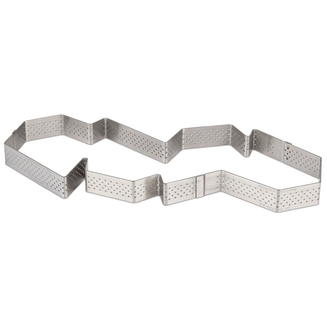 Picasso Perforated Tart Ring - Professional Stainless Steel Baking Mold for Perfect Pastry Crust | Ideal for Tarts, Quiches, and Pies | Home Baking & Pastry Making Essential