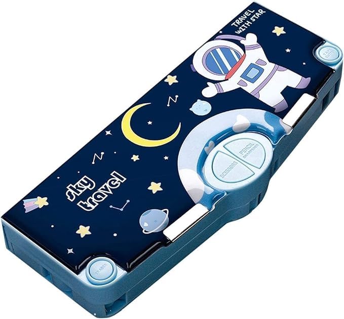 Ranjkri Space Themed Pencil Case for Kids - Astronaut Design School Supplies for Boys & Girls - Perfect for Classroom, Homework & Gift Giving