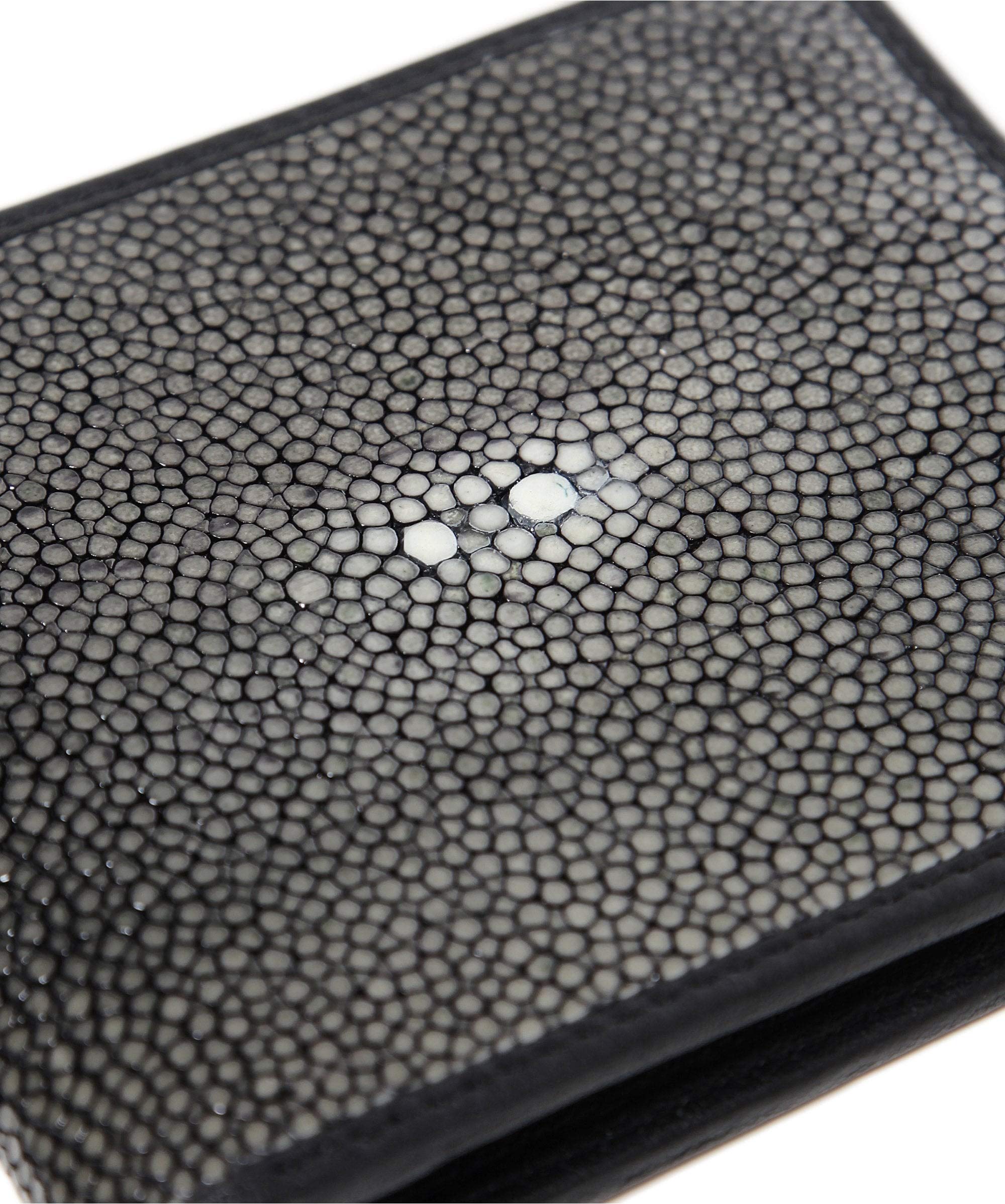 Premium Men's Stingray Leather Benson Wallet - Slim RFID Blocking Bifold Wallet for Men - Luxury Gift for Dad, Husband, Boyfriend - Perfect for Business, Travel & Everyday Use