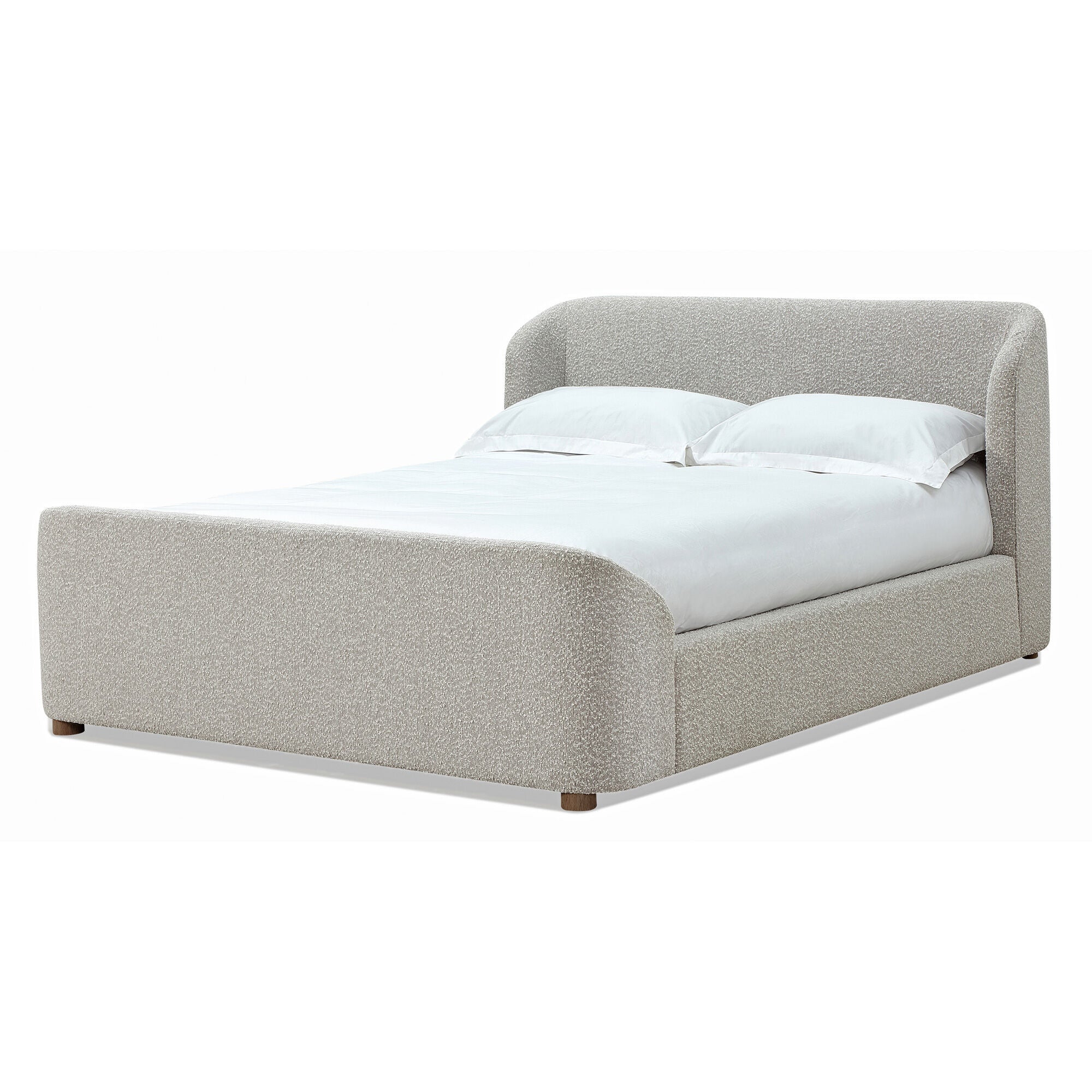 Kiki Upholstered Bed Frame - Queen Size Upholstered Platform Bed with Button Tufted Headboard - Modern Bedroom Furniture for Home Decor | Perfect for Master Bedroom, Guest Room & Apartment