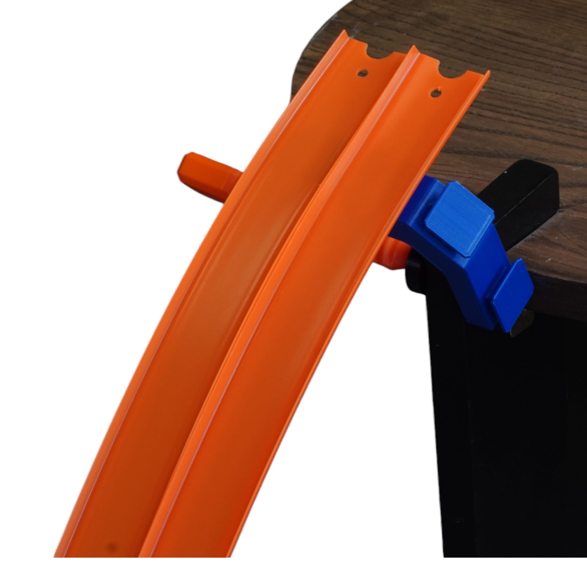 Hot Wheels Track Clamp - Blue & Orange Replacement Part for Hot Wheels Race Tracks - Perfect for DIY Track Repairs & Custom Race Setups