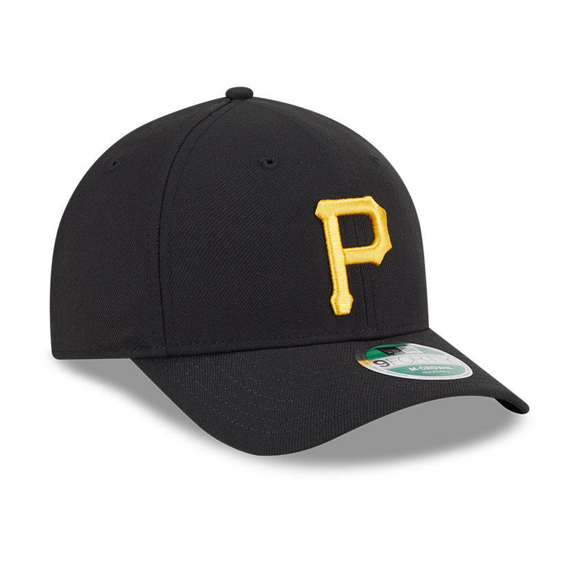 New Era 9Forty M Crown Pittsburgh Pirates Snapback Game Hat - Black MLB Baseball Cap for Men & Women - Perfect for Games, Fan Gear & Streetwear Fashion