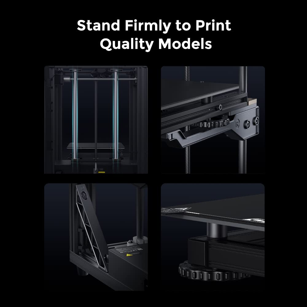 Official Creality Ender 5 S1 3D Printer - High Speed 250mm/s, 300°C Nozzle, Direct Extruder, CR Touch Auto Leveling, Dual Z-Axis, Stable Cube Frame (8.66x8.66x11.02in) - Perfect for Home, Office & Professional 3D Printing Projects