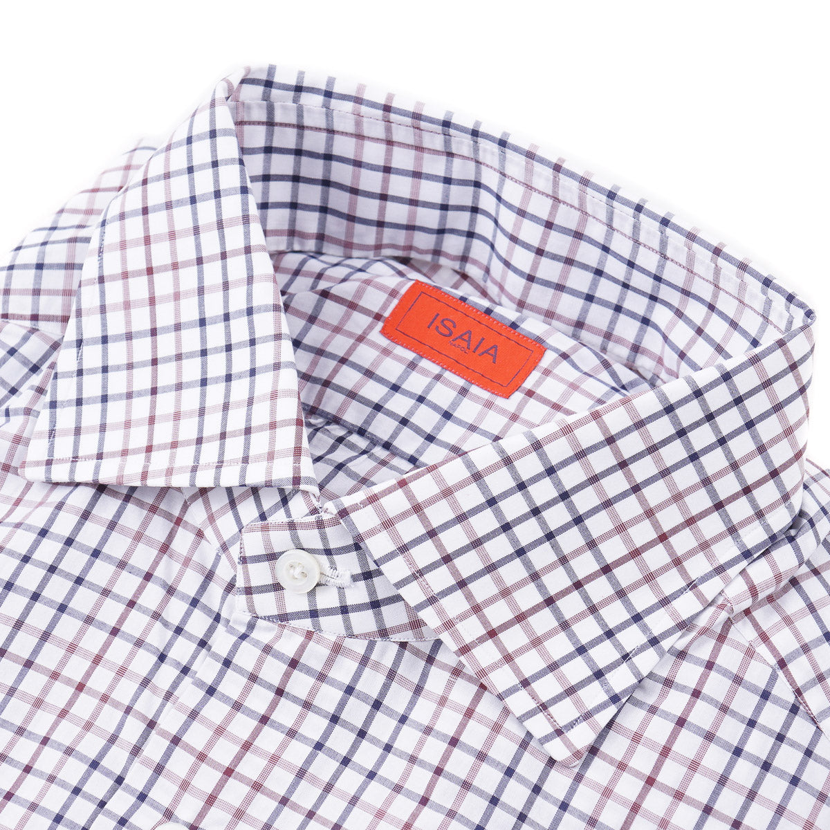 Isaia Tailored Fit 'Mix' Cotton Shirt for Men - Premium Slim Fit Button Down Dress Shirt for Business & Casual Wear