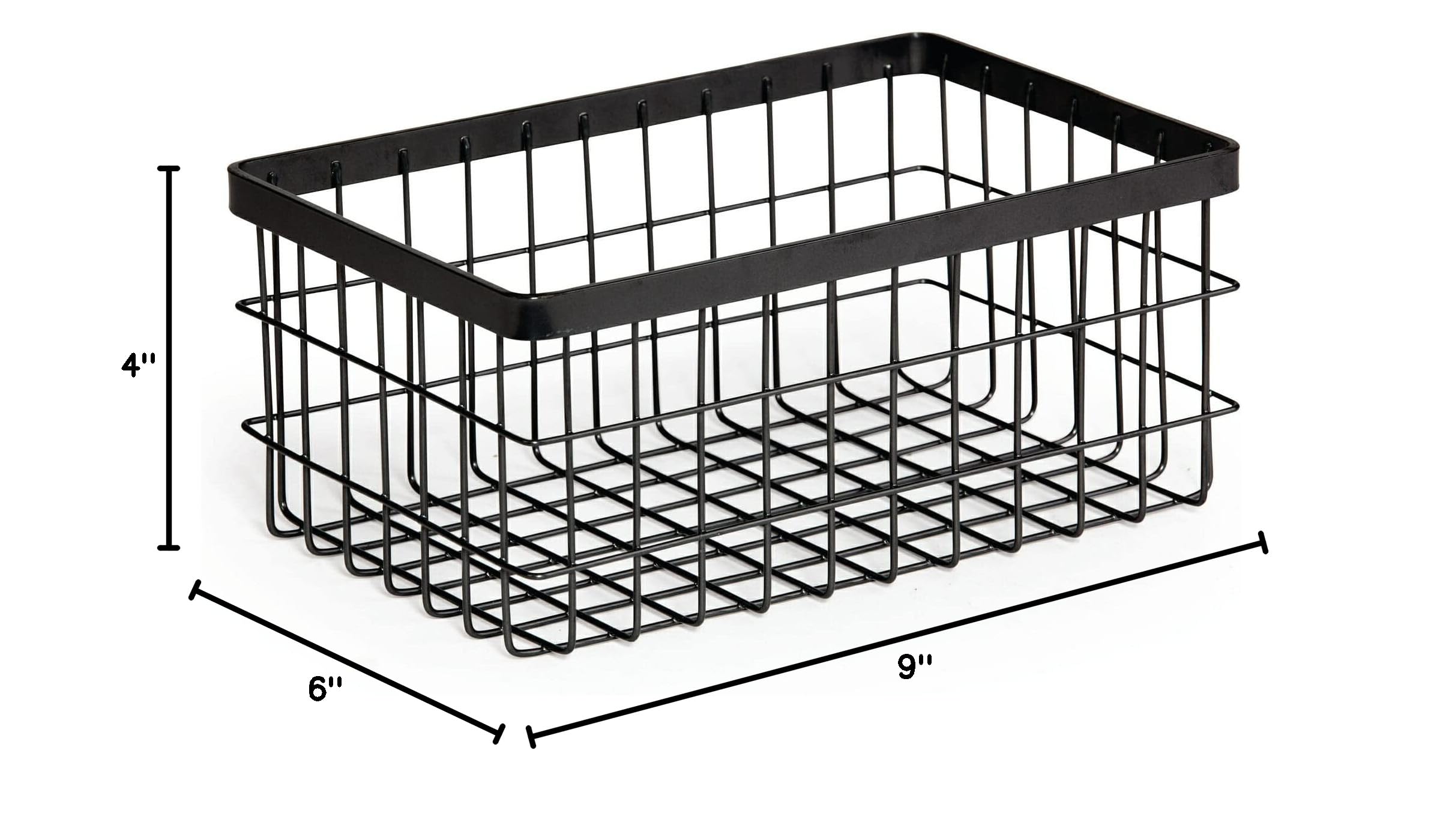 Metal Storage Basket for Pantry Organizing - 9