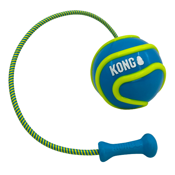 KONG Bunzi High Visibility Dog Toy - Durable Fetch & Chew Toy for Active Dogs, Perfect for Outdoor Play & Training