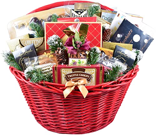 XL Holiday Gift Basket - 40 Pounds of Deluxe Sweet Treats & Savory Snacks for Parties, Corporate Gifts & Family Celebrations | Perfect for Christmas, Thanksgiving & Special Occasions