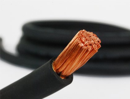Ultra-Flexible 1/0 Gauge Black Car Battery & Welding Cable - 40 Feet with 5 Copper Lugs - Heavy Duty Power Supply for Automotive, Marine, and Solar Applications
