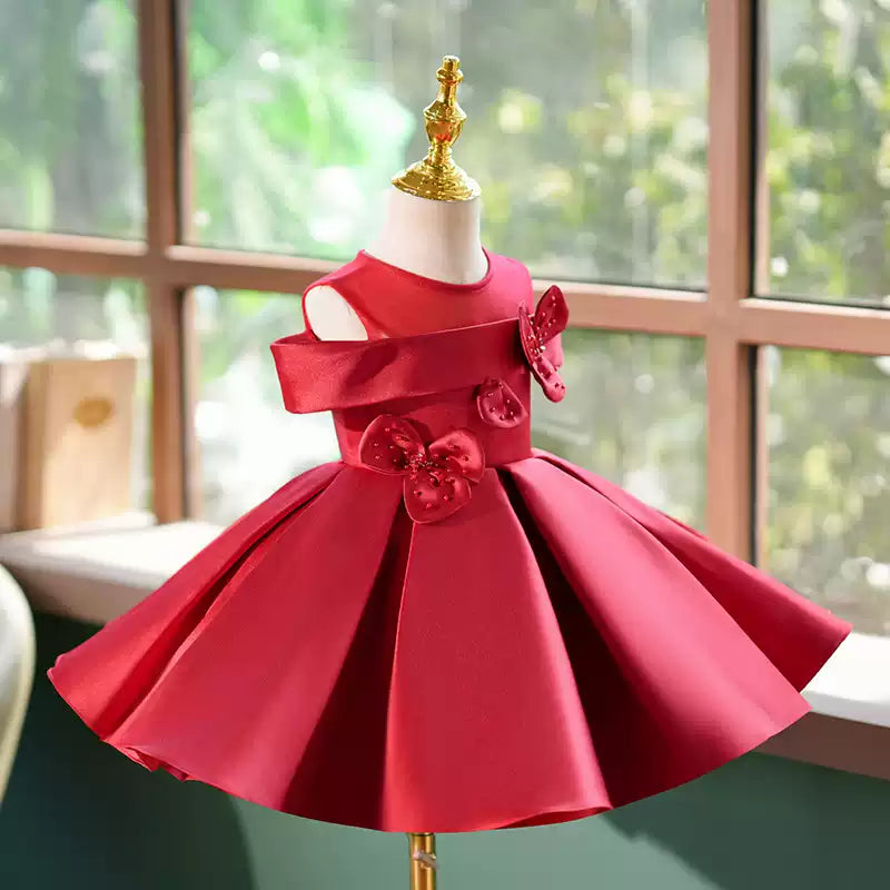 Adorable Baby Girl Christmas Pageant Dress - Fluffy Toddler Princess Gown for Holidays & Birthday Parties | Perfect for Pageants, Photo Shoots & Special Occasions