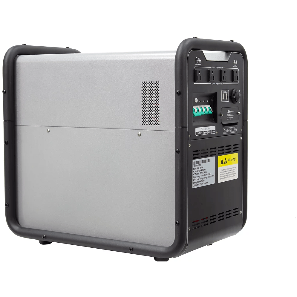 Hysolis MPS 4500Wh 3000W Portable Solar Generator - Lithium Battery Power Station for Camping, RV Trips & Emergency Backup Power