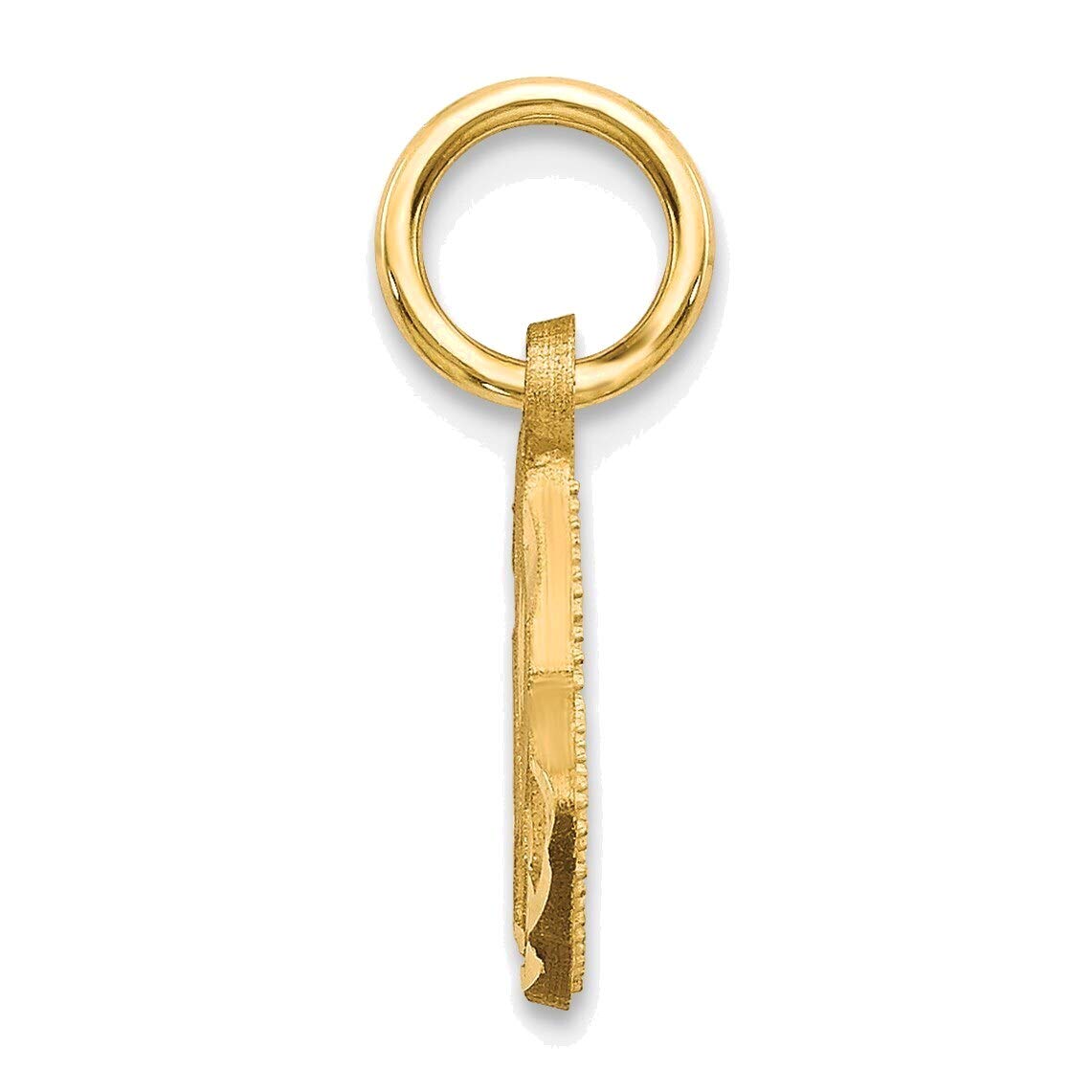 Bonyak 14K Yellow Gold Praying Hands Charm Pendant - Perfect for Religious Gifts, Daily Wear & Special Occasions