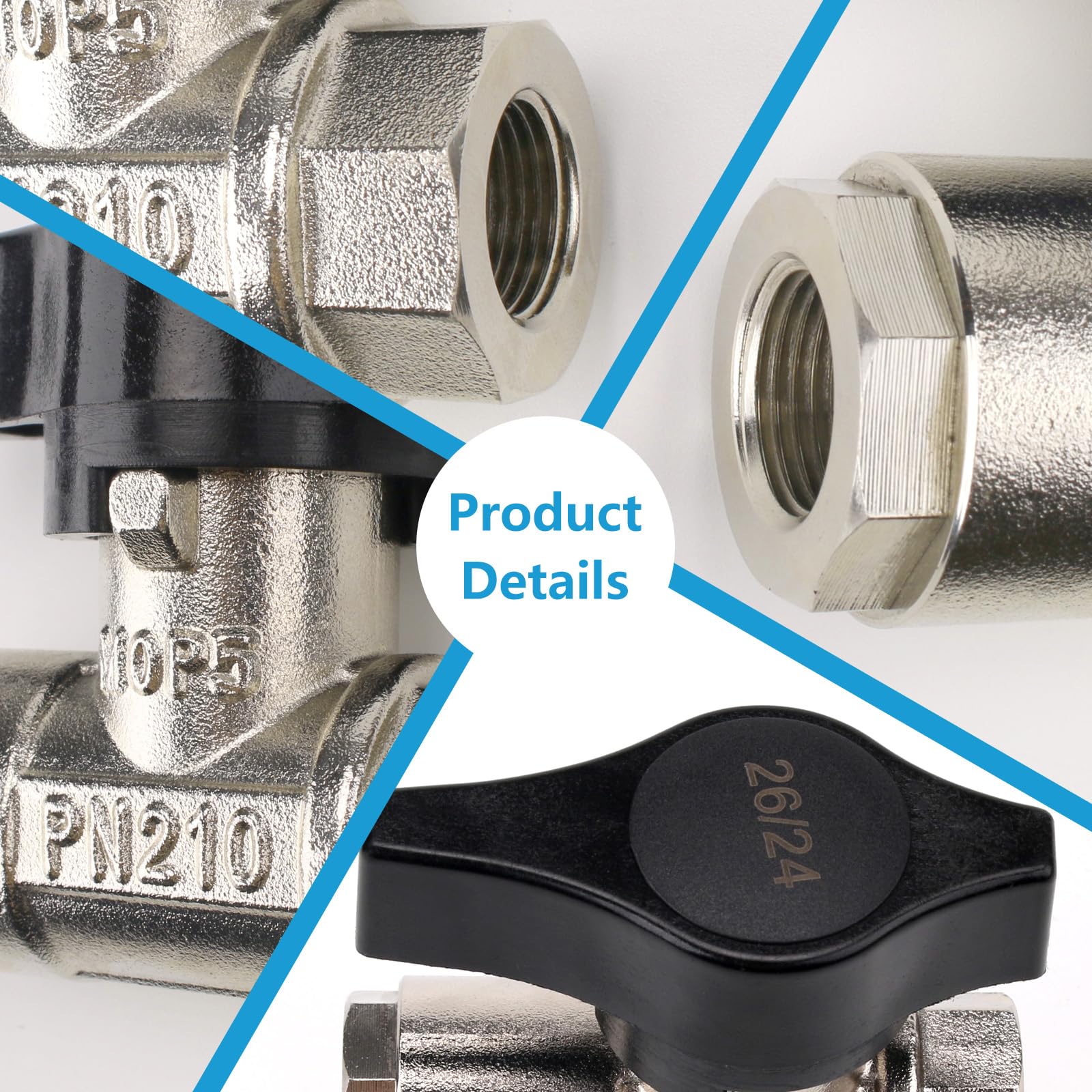 High Pressure Ball Valve DN10 (3/8