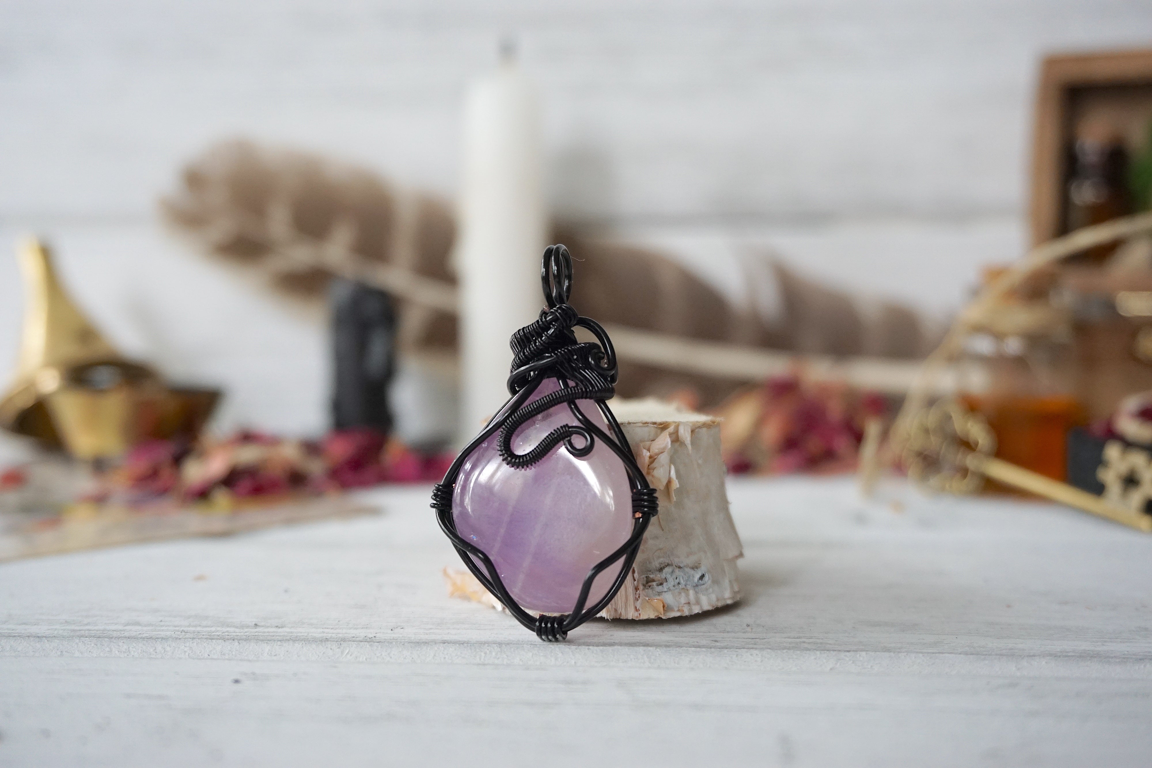 AURA FOUNDATION COLLECTION - Genuine Amethyst Crystal Necklace for Women, Healing Stone Jewelry for Meditation, Yoga & Spiritual Protection | Elegant Purple Gemstone Pendant Gift for Her
