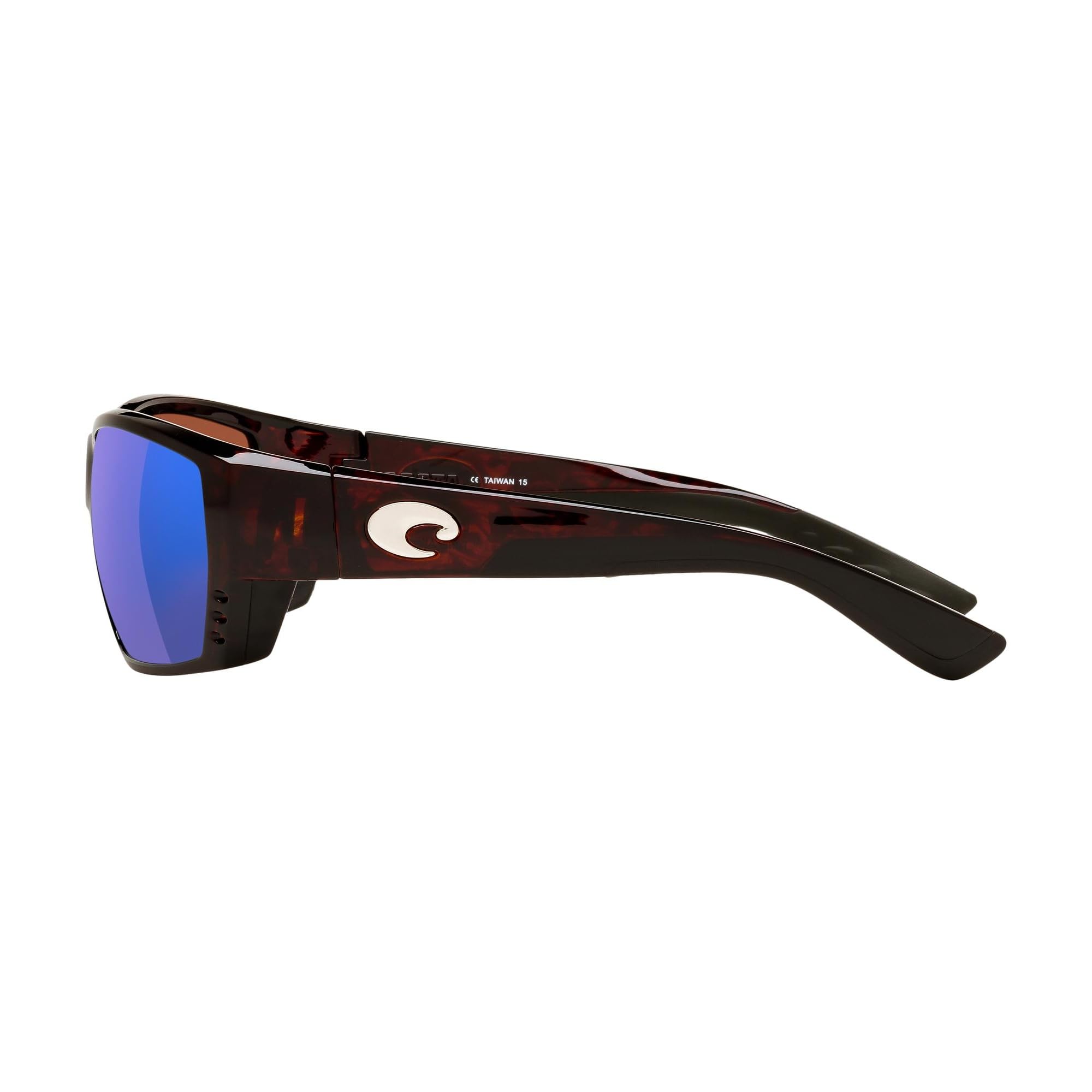 Costa Del Mar Men's Tuna Alley Rectangular Polarized Sunglasses - UV Protection for Fishing, Driving & Outdoor Activities