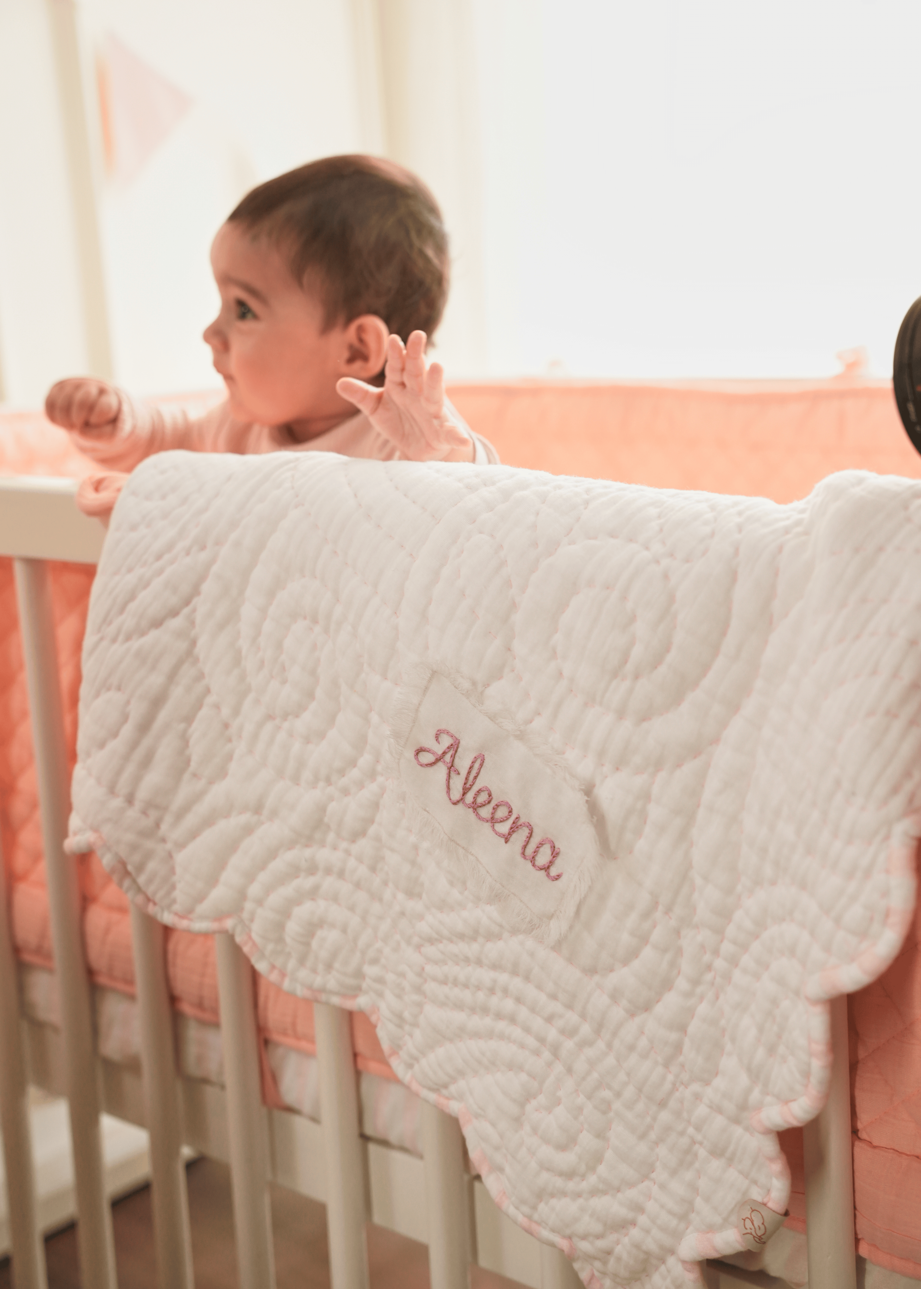Samsara 3-Piece Organic Cotton Baby Crib Bedding Set - Soft & Breathable Nursery Bed Sheets for Boys & Girls - Perfect for Newborns, Infants & Toddlers (Crib, Daycare, Travel)