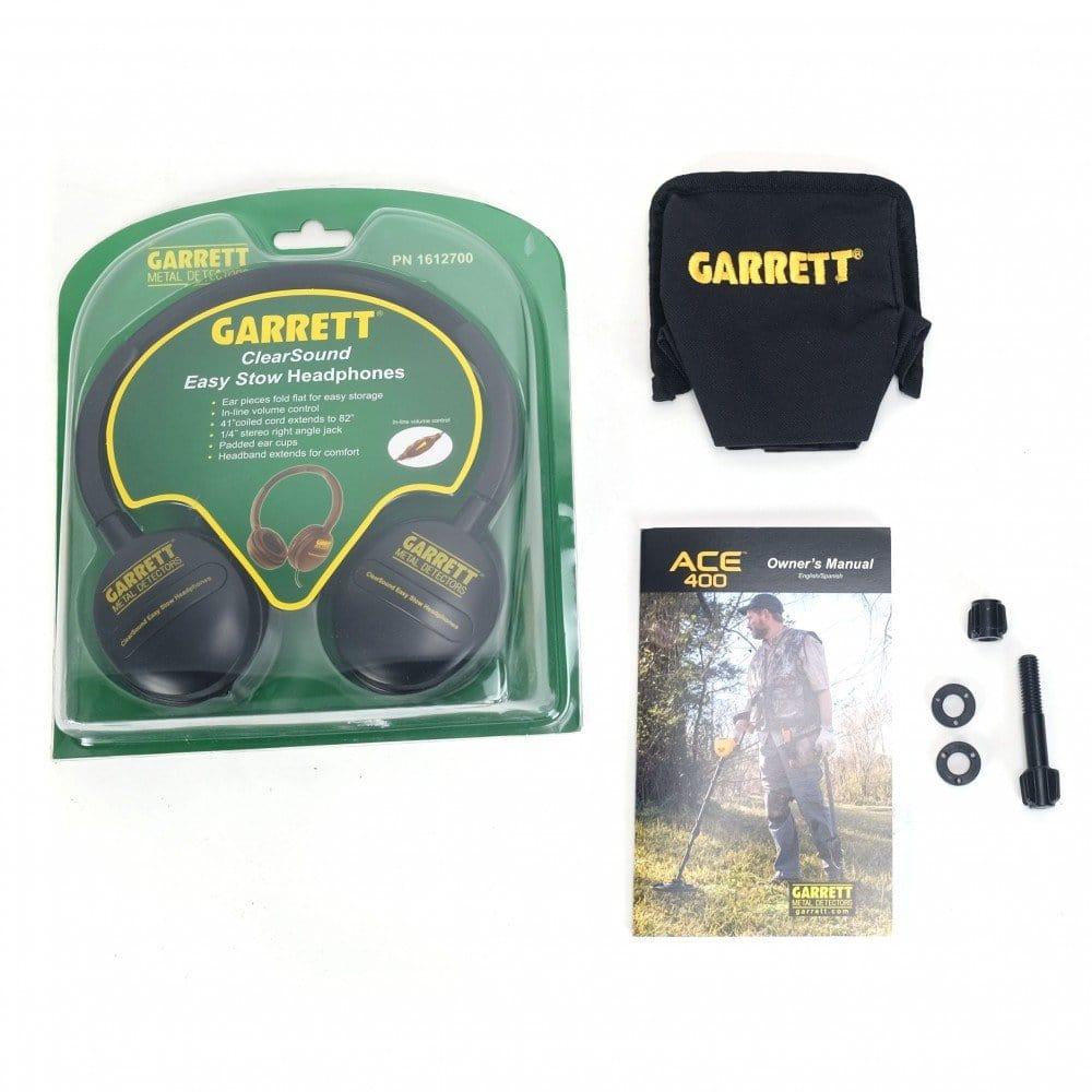 Garrett ACE 400 Metal Detector with AT Pinpointer - Professional Metal Detecting Kit for Treasure Hunting, Beach, Gold & Coin Searching - Perfect for Beginners & Experts