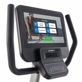 Spirit Fitness CR800 ENT Recumbent Exercise Bike for Home Gym - Low Impact Cardio Workout for Seniors & Rehabilitation