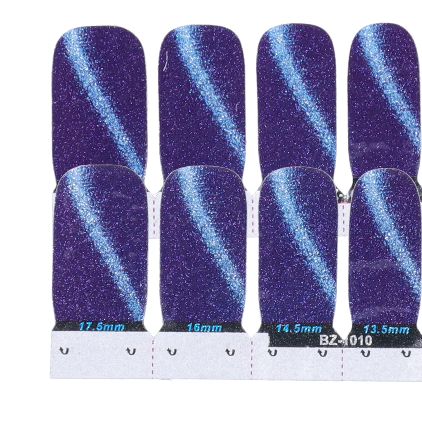 Premium Nail Polish Decals & Strips - Elegant Nail Art Designs for Salon Professionals & DIY Manicures (10-Pack) - Perfect for Bridal, Party & Special Occasion Nails
