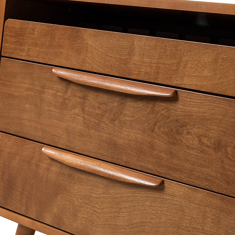 Janet 3-Drawer Nightstand with Optional Styles - Modern Bedside Table for Bedroom, Living Room & Office Storage