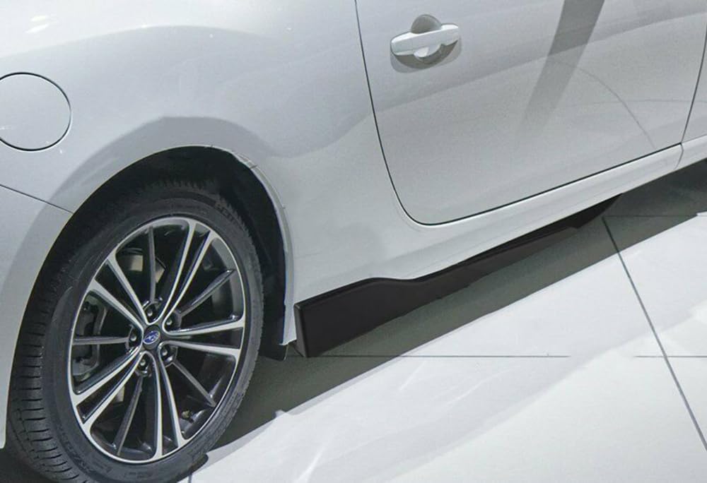 Q1-TECH 5PCS Front Bumper Lip & Side Skirt Rocker Winglet Canard Diffuser Wing Kit for 2015-2018 Volkswagen Jetta MK6.5 - ABS Matte Black Front Lip Spoiler & Body Splitter - Perfect for Car Styling & Performance Enhancement