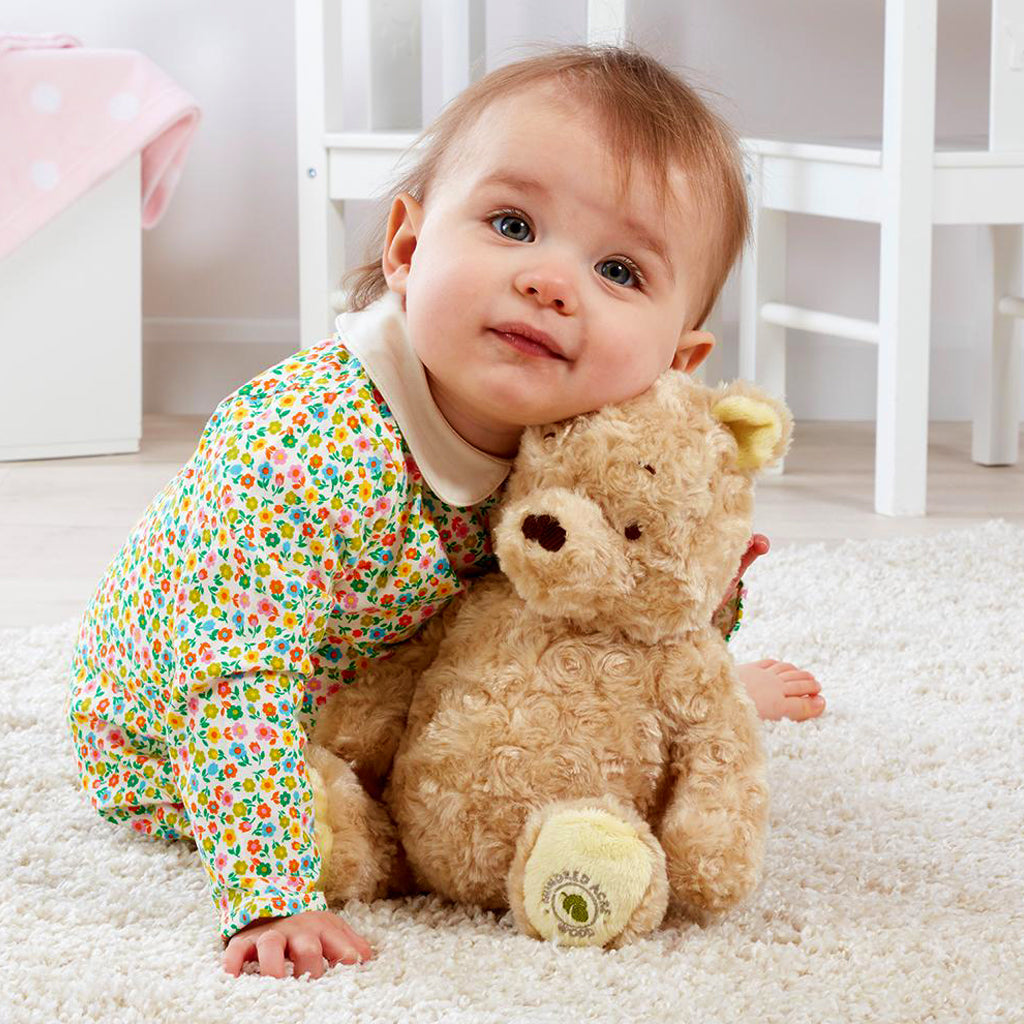 Hundred Acre Wood Winnie the Pooh Plush Stuffed Animal - Soft & Cuddly Teddy Bear for Kids, Nursery Decor, and Disney Collectibles - Perfect for Gifts, Bedtime Snuggles, and Disney Themed Rooms