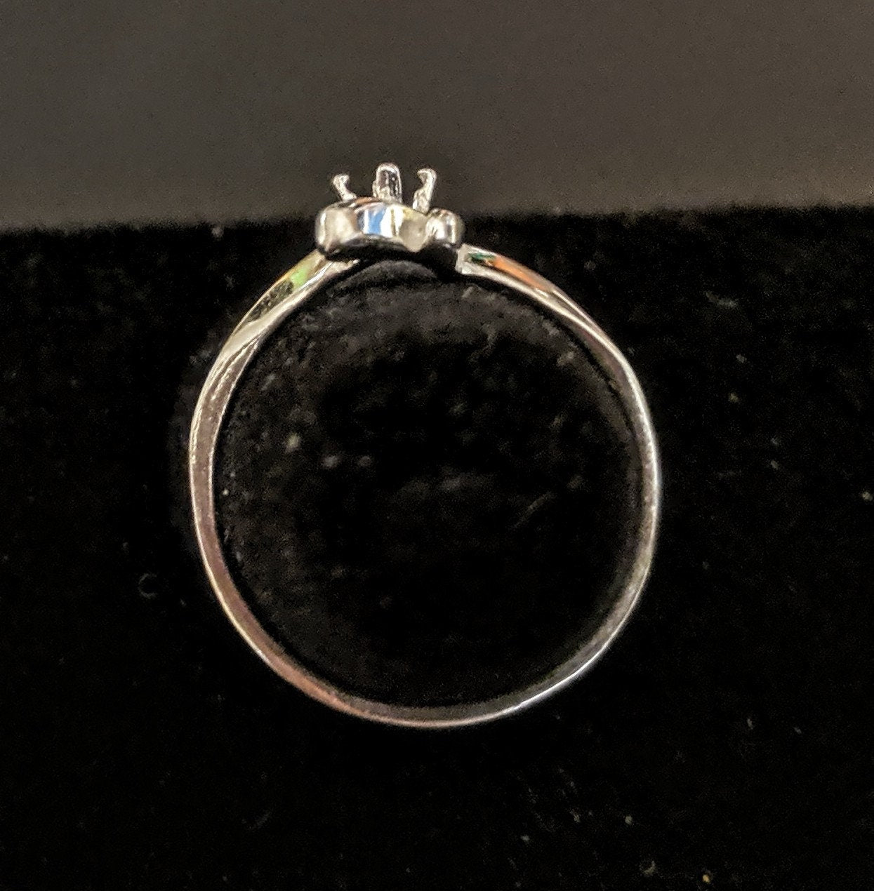 Solid Sterling Silver or 14kt Gold 3mm Round 4-Prong Birthstone Ring Setting - Size 4-7, Pre-Notched Blank (163872/143872) - Perfect for Custom Jewelry Making, Anniversary Gifts & Personalized Birth Month Rings