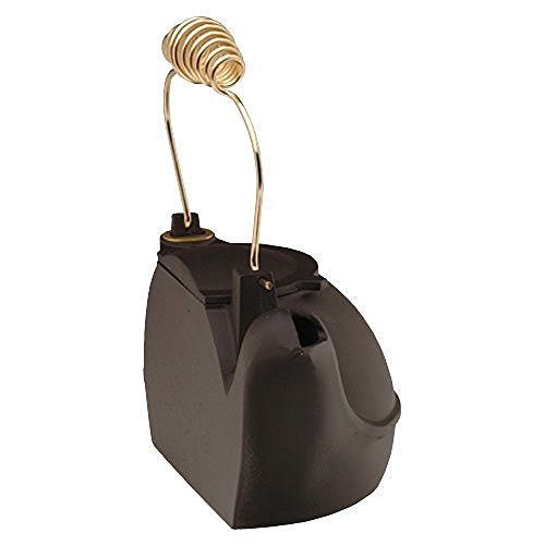 2 Quart Black Half Kettle with Brass Handle - Stovetop Tea Kettle for Gas & Electric Ranges - Perfect for Tea, Coffee & Hot Water Preparation