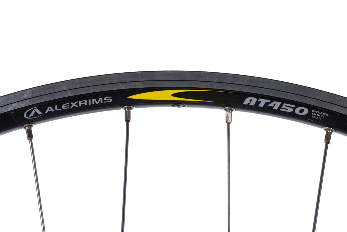 Alex Rims AT450 700c Aluminum Clincher Wheelset - Lightweight & Durable Road Bike Wheels for Racing & Training