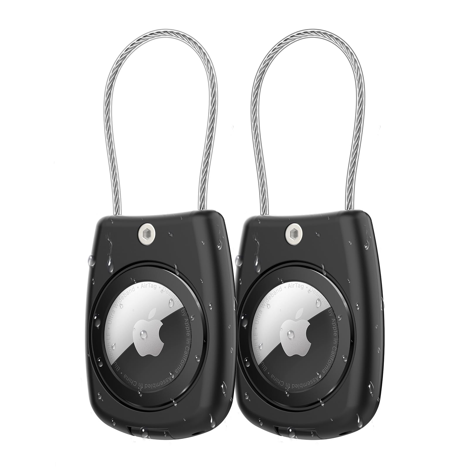**Aimtel AirTag Case - IPX8 Waterproof Holder with Keychain for Apple AirTag | Secure Tracker for Keys, Bags, Luggage & Pet Collars | Perfect for Travel, Hiking & Daily Use**