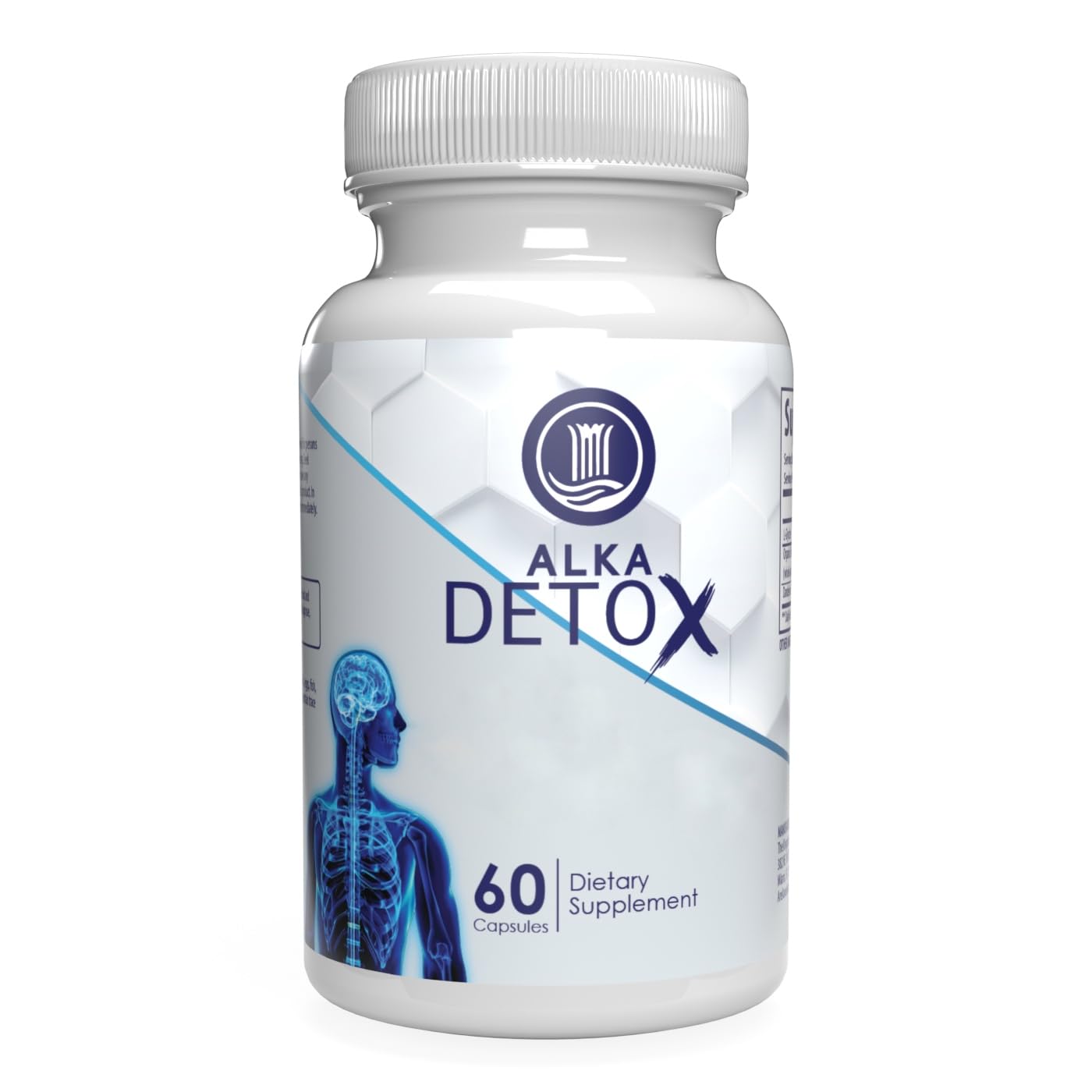 Binder Tablet with Fiber Chlorella, Liver & Gut Detox Cleanse - 60 Capsules | Colon & Toxin Flush with Glycine & Dandelion Root | Pure, No Fillers | Supports Digestive Health & Detoxification