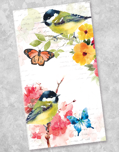 Premium 36-Pack Garden-Themed Guest Towel Napkins for Parties, Weddings & Outdoor Events - Soft & Absorbent Cotton Cloth Napkins
