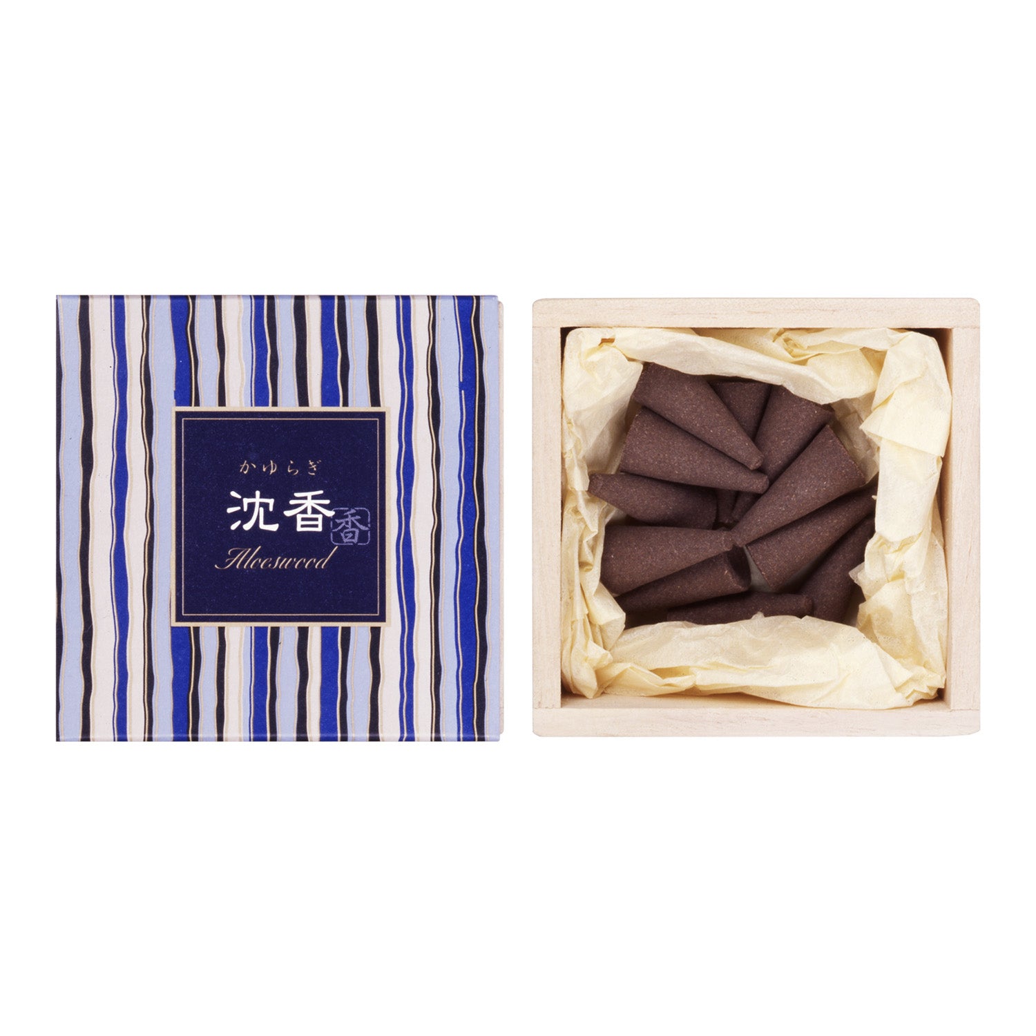 Nippon Kodo Kayuragi Cones Incense - 9 Fragrance Options for Relaxation, Meditation & Home Aromatherapy | Japanese Sandalwood, Cherry Blossom & More