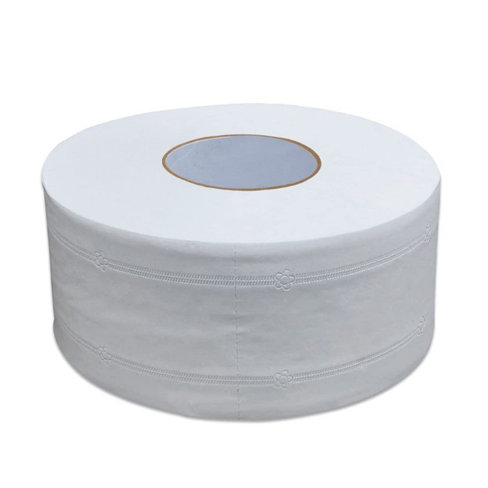 Extra Thick 4-Ply Large Toilet Paper - 21x9cm Floral Embossed Bath Tissue & Hand Towel | Soft & Absorbent White Bathroom Tissue | Perfect for Luxury Hotels, Spas & Upscale Homes