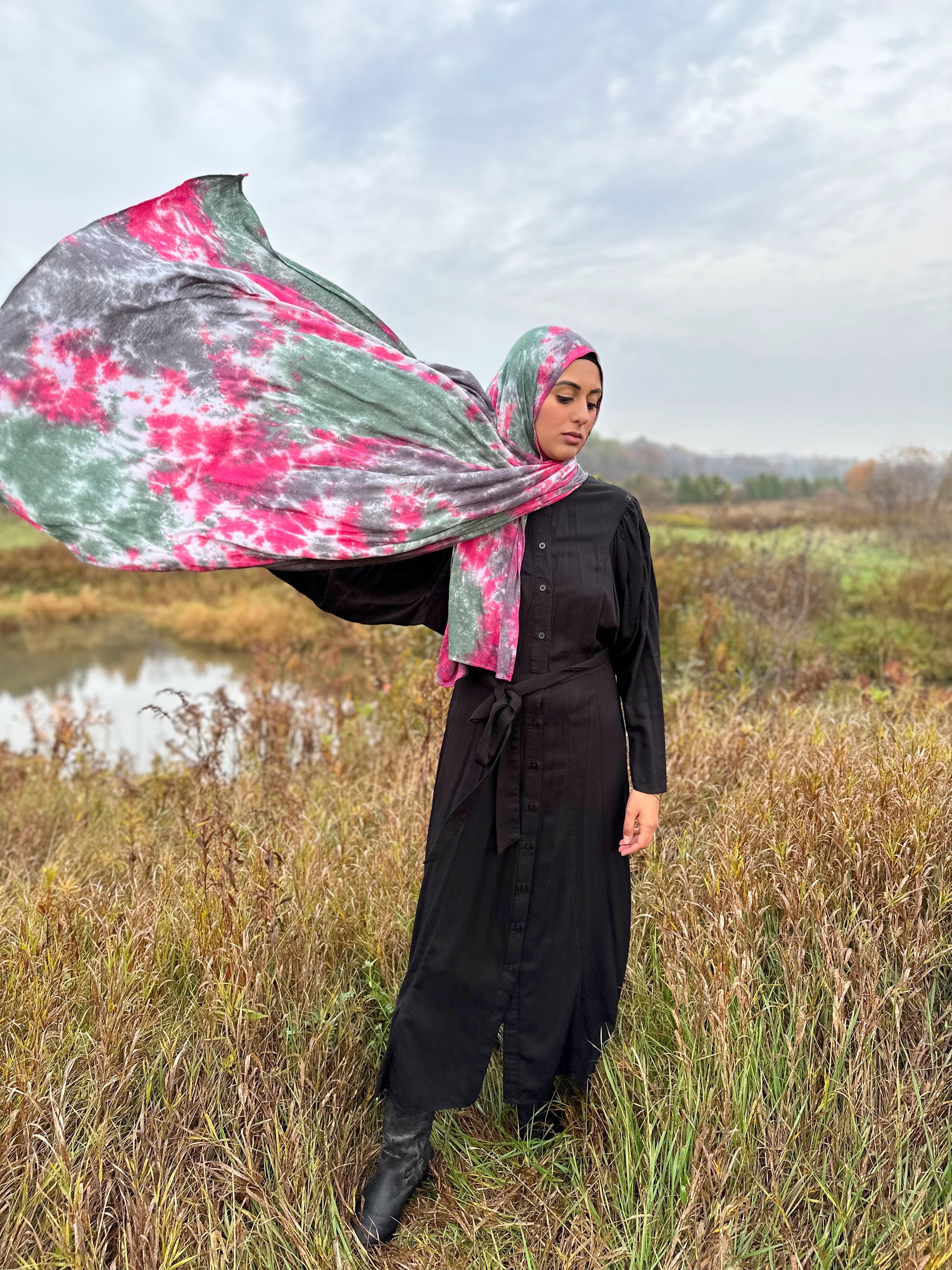 Free Palestine Inspired Hijab - 100% Cotton Modest Scarf for Women - Donation Supports Gaza Humanitarian Aid - Perfect for Prayer, Solidarity & Everyday Wear