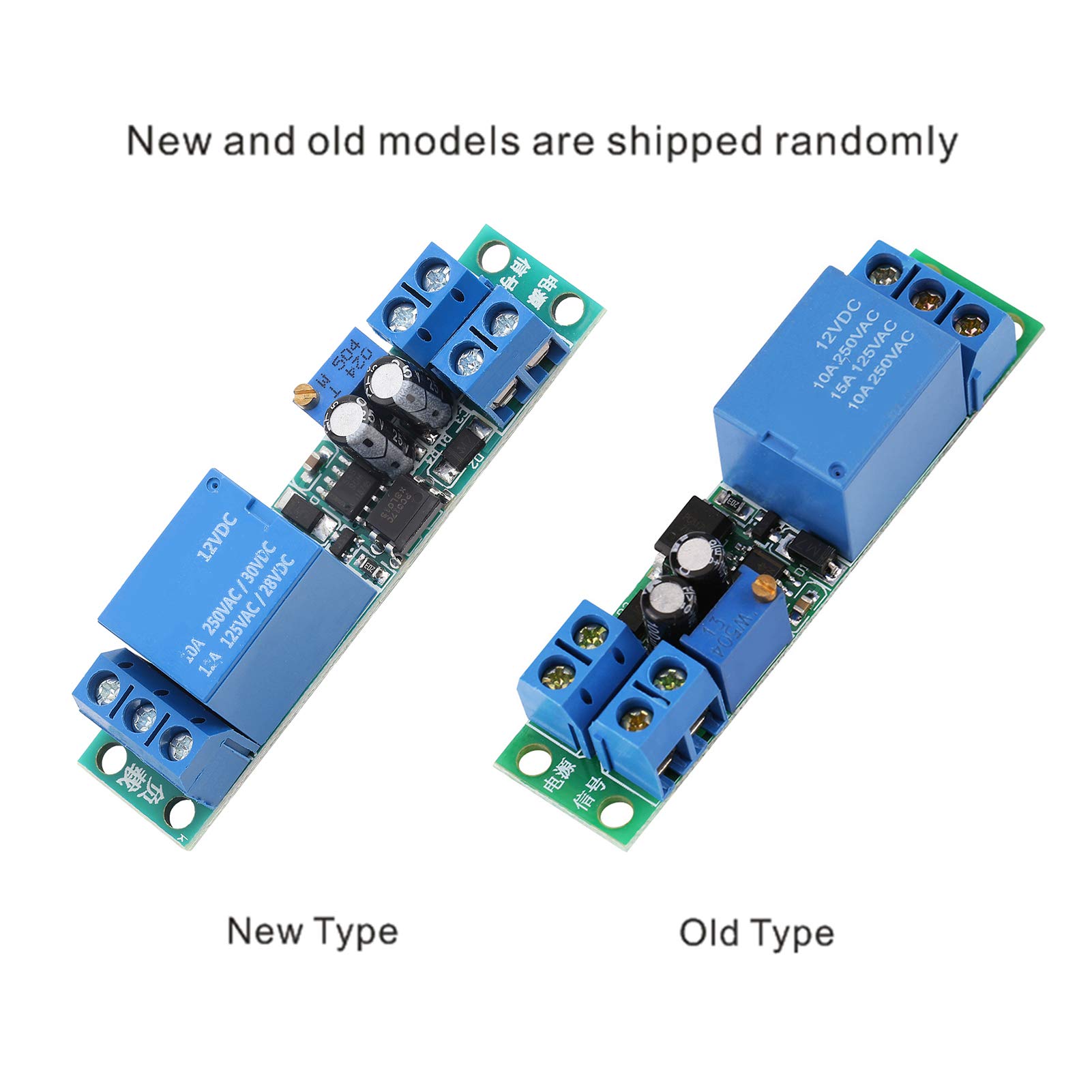 12V DC Adjustable Delay Timer Relay Switch Module (0-25 Sec) with Opto-Coupler Isolation - On/Off Control for Automotive, Home Automation & DIY Electronics Projects