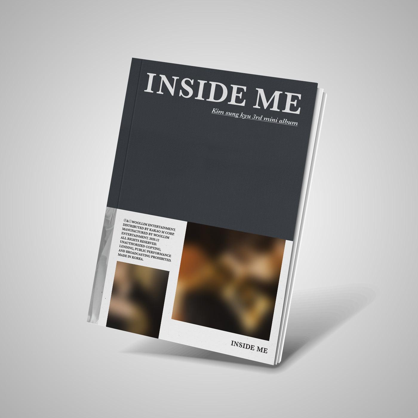 KIM SUNG KYU (INFINITE) 3RD MINI ALBUM 'INSIDE ME' - Kpop Album | Korean Pop Music CD | Exclusive Photobook | Perfect for Kpop Collectors & Infinite Fans | Great Gift for Music Lovers