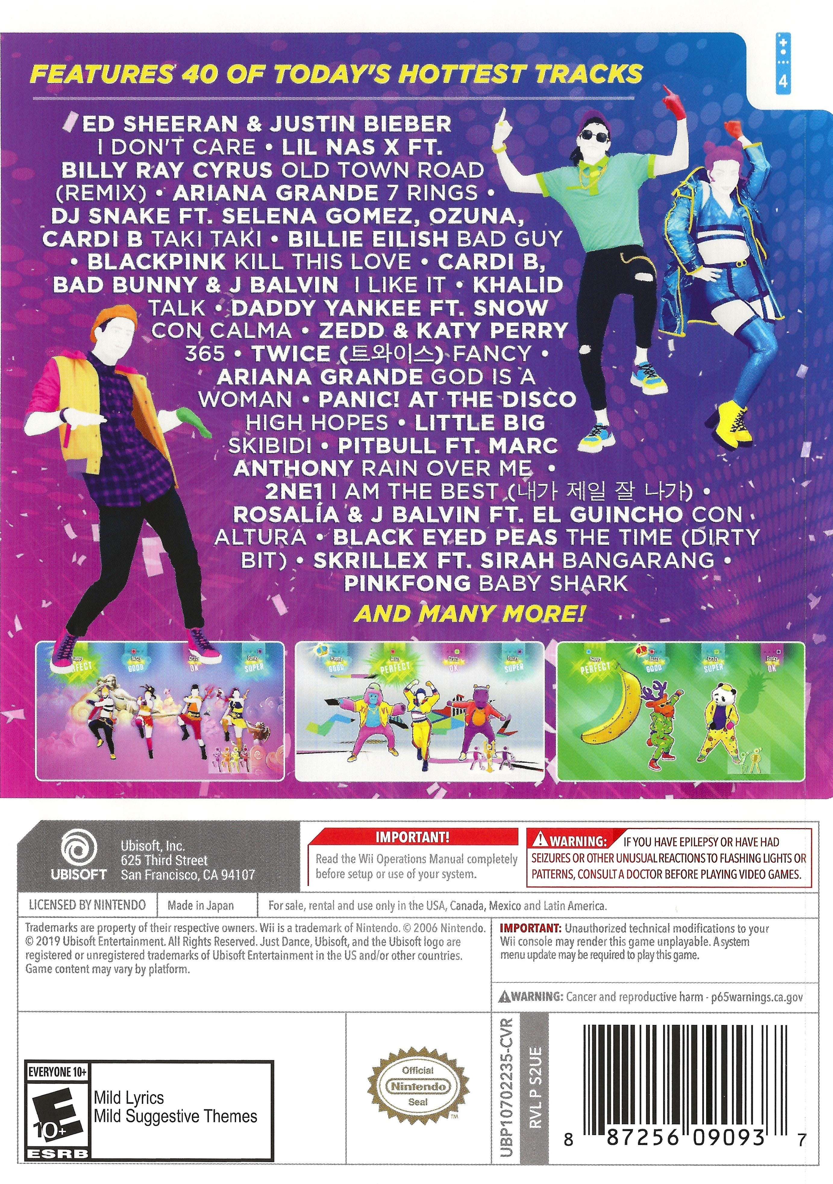 Used Just Dance 2020 for Nintendo Wii - Fun Dance Video Game for Parties & Family Entertainment