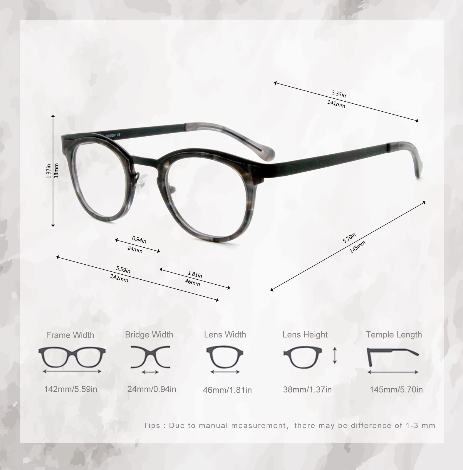 Stylish Acetate Glasses for Women & Men | Fashion Eyewear for Daily Wear