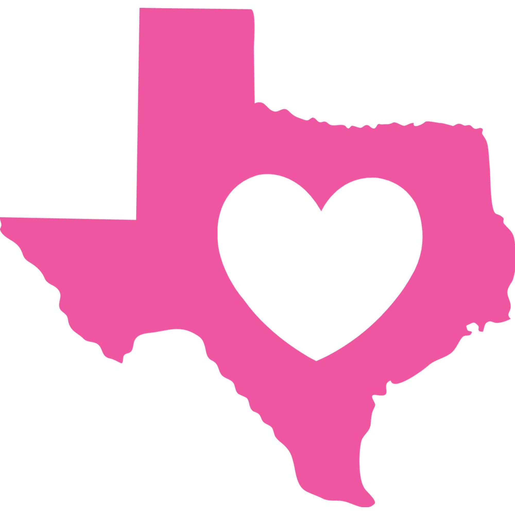 Heart Pink Square Sticker 3x3 Inch - Waterproof Vinyl Bumper Decal for Cars, Laptops, Windows - Perfect for Valentine's Day Gifts & DIY Crafts