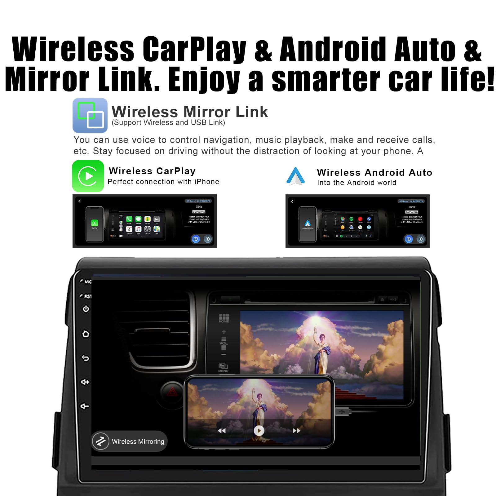 Ford F150 2009-2012 8-Core Car Stereo with Wireless CarPlay & Android Auto - 9